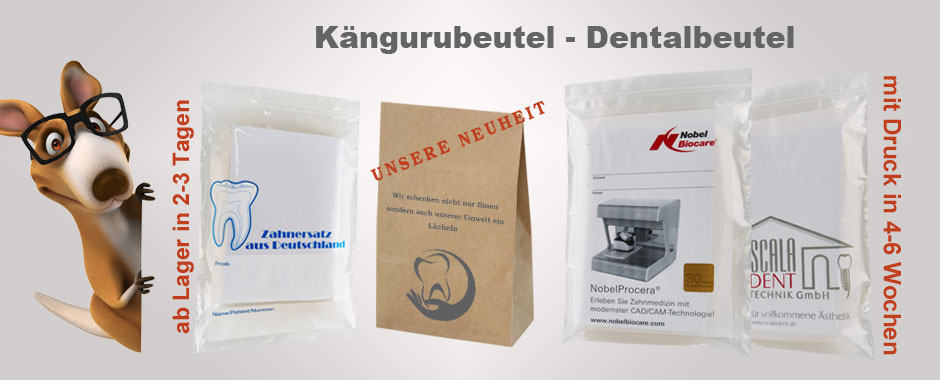 Dentalbeutel individuell bedruckt